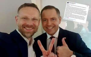 Zbigniew Bogucki pokazał zdjęcie z 2 czerwca 2025 roku - wraz z ówczesnym prezydentem elektem Karolem Nawrockim / autor: X/Zbigniew Bogucki