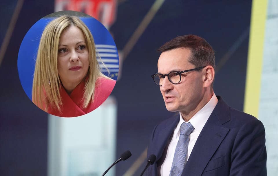 Mateusz Morawiecki, Giorgia Meloni / autor: Fratria/wikimedia.commons: https://newsroom.consilium.europa.eu/events/20230209-special-european-council-february-2023European Union/