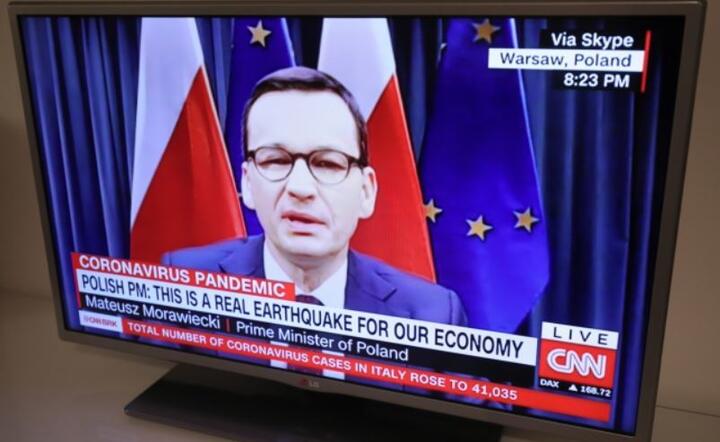 Premier w programie CNN / autor: PAP/Paweł Supernak