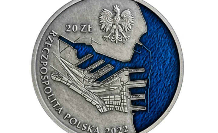 100-lecie Portu Gdynia na monecie NBP / autor: materiały prasowe