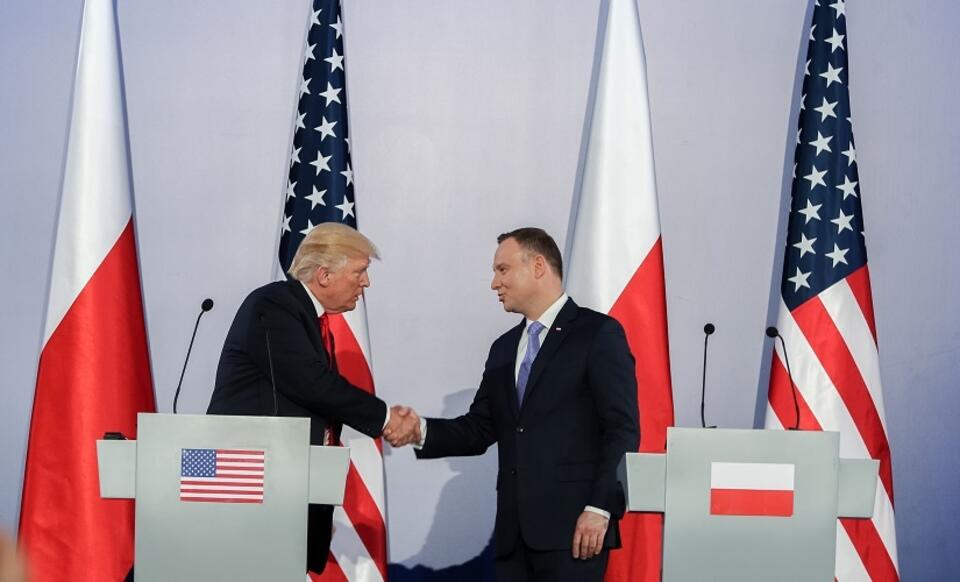 Prezydenci USA i Polski / autor: Fratria