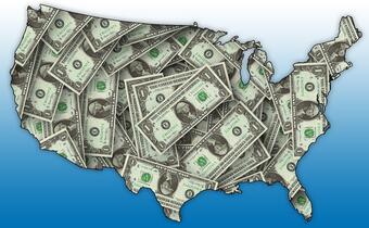 Deficyt budżetowy USA sięgnie w tym roku 590 mld dolarów