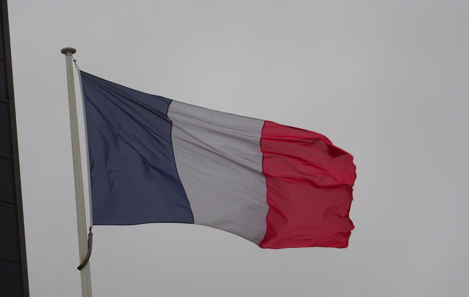 Flaga Francji  / autor: Fot. Michal Karnowski 