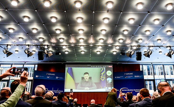 Prezydent Ukrainy Wołodymyr Zełenski / autor: PAP/EPA/FILIP SINGER