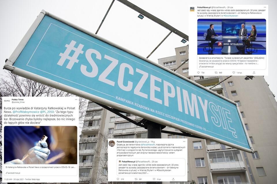 Billboard promujący akcję #Szczepimysię / autor: Fratria