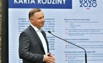 Prezydent: Gwarancja świadczeń i wsparcie finansowe dla rodzin