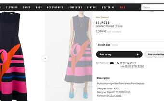Sukienka Melanii Trump dostępna w sklepie internetowym. Cena robi wrażenie