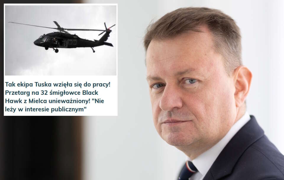 Mariusz Błaszczak / autor: Fratria