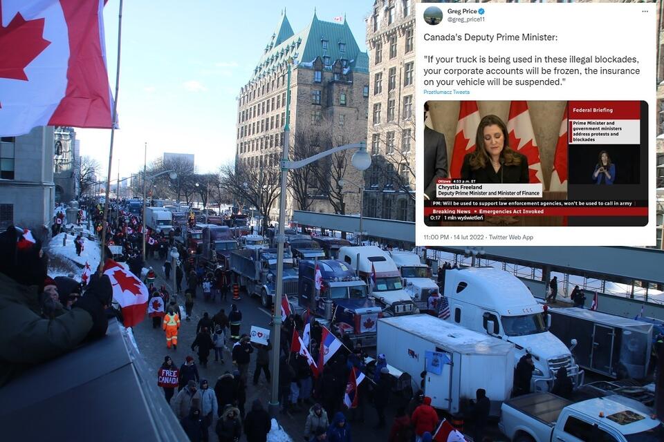Protest w Ottawie / autor: Véronic Gagnon/Wikimedia Commons, VRTS