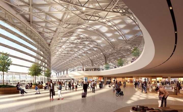 Według nowej koncepcji, lotnisko ma być gotowe w 2031 roku. / autor: CPK, mat. prasowe