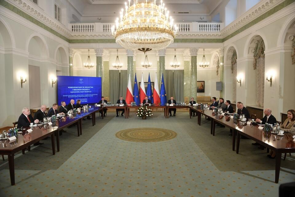 Posiedzenie Rady ds. Rolnictwa i Obszarów Wiejskich Narodowej Rady Rozwoju. / autor: PAP/Radek Pietruszka