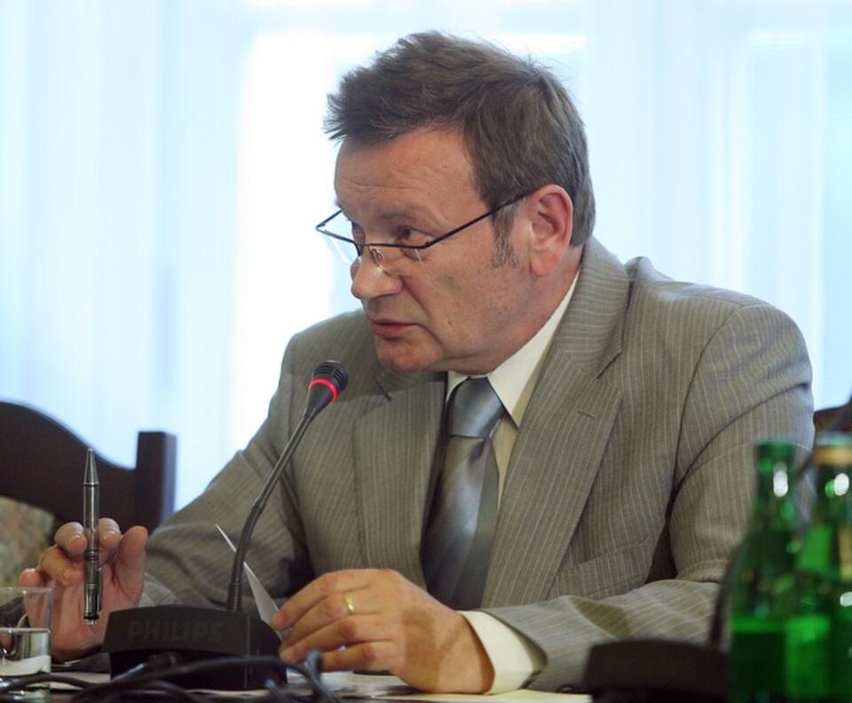 Bogusław Michalski z Prokuratury Generalnej na posiedzeniu sejmowej komisji sprawiedliwości. Fot. PAP / Paweł Kula