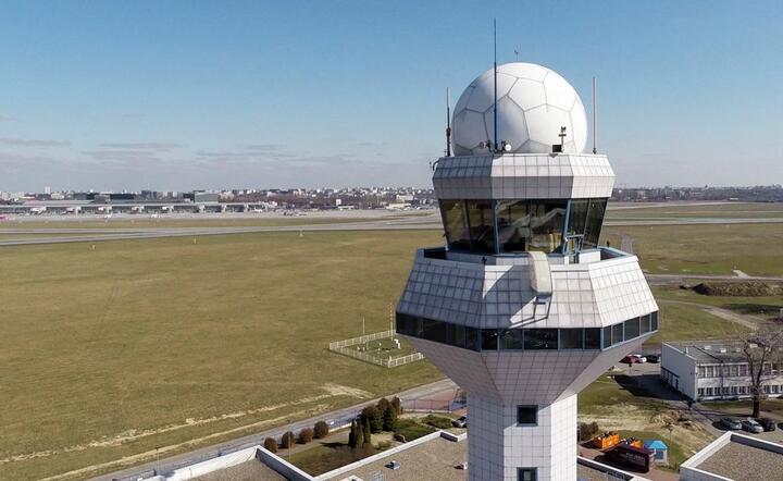 Lotnisko Chopina, wieża kontroli lotów / autor: TVP Info