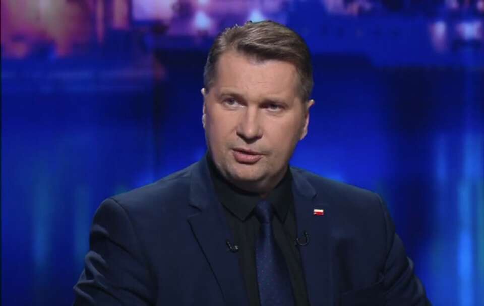 Poseł PiS Przemysław Czarnek w Polsat News / autor: screen/Polsat News