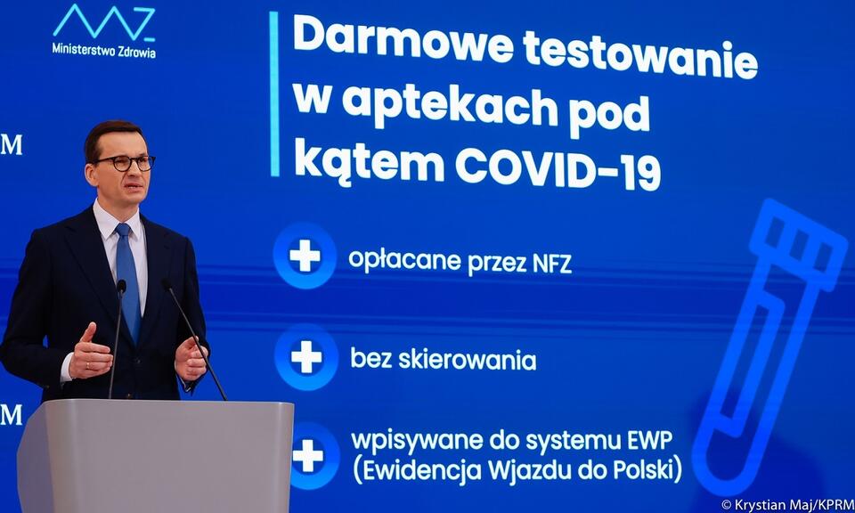 Konferencja premiera i ministra zdrowia / autor: Krystian Maj/KPRM