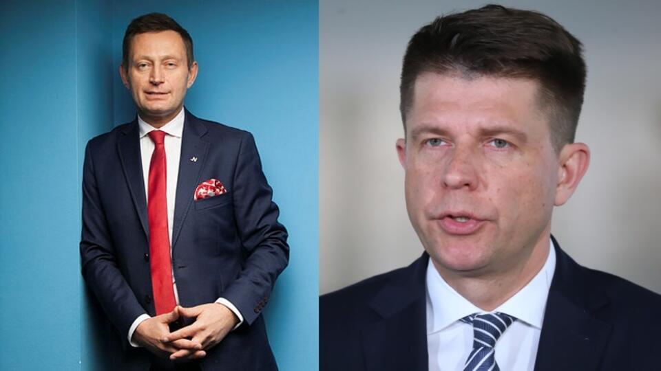 Paweł Rabiej/Ryszard Petru / autor: PAP/Tomasz Gzell/fratria