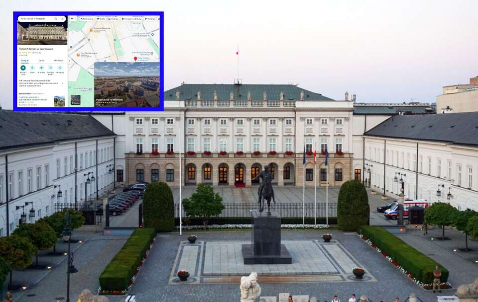 „Pałac Kibolski” w Google Maps. Internet znów robi państwu wstyd