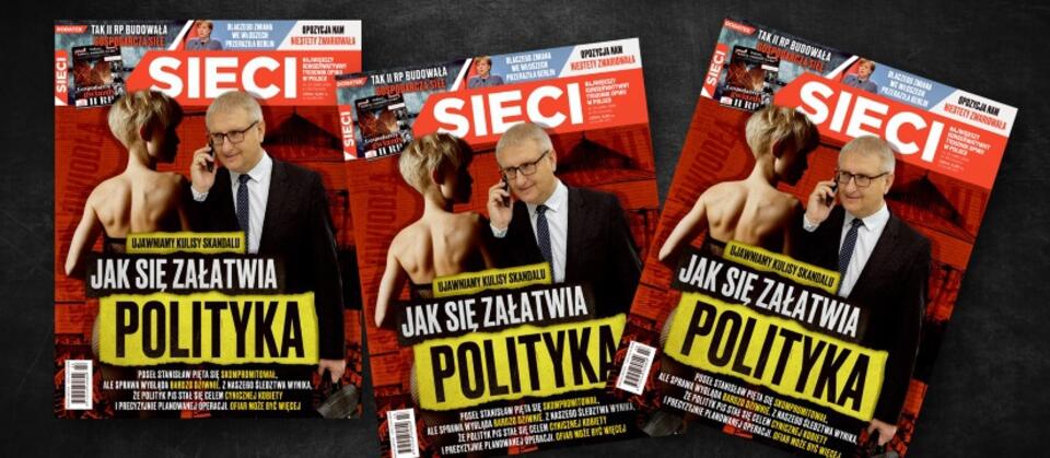 Okładka nowego nr Sieci / autor: wPolityce.pl