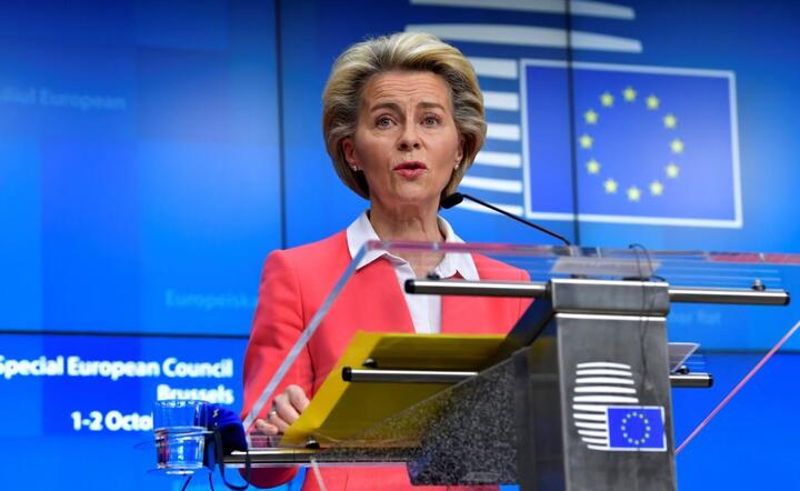 Szefowa Komisji Europejskiej Ursula von der Leyen / autor: PAP/EPA/JOHN THYS / POOL