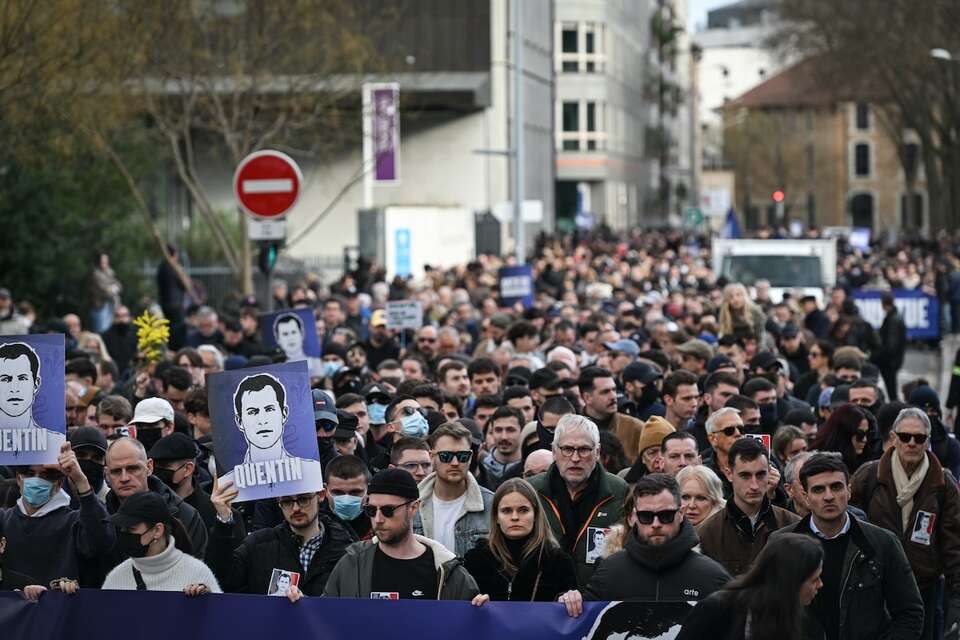 W Lyonie upamiętniono zabitego prawicowego aktywistę