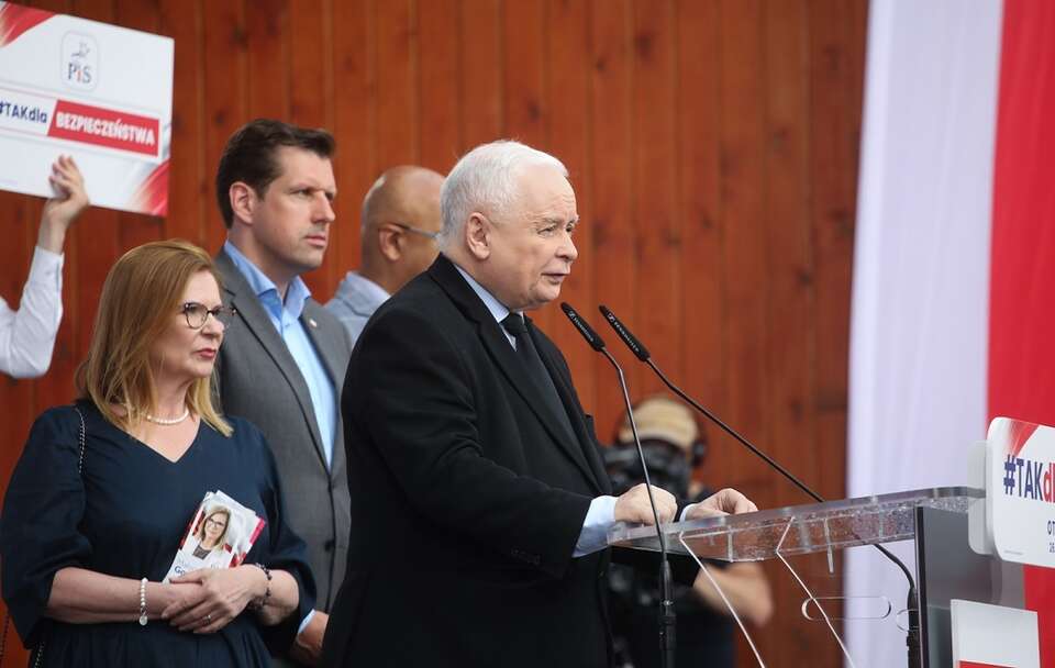Jarosław Kaczyński w Otwocku: Wolność w Europie się cofa