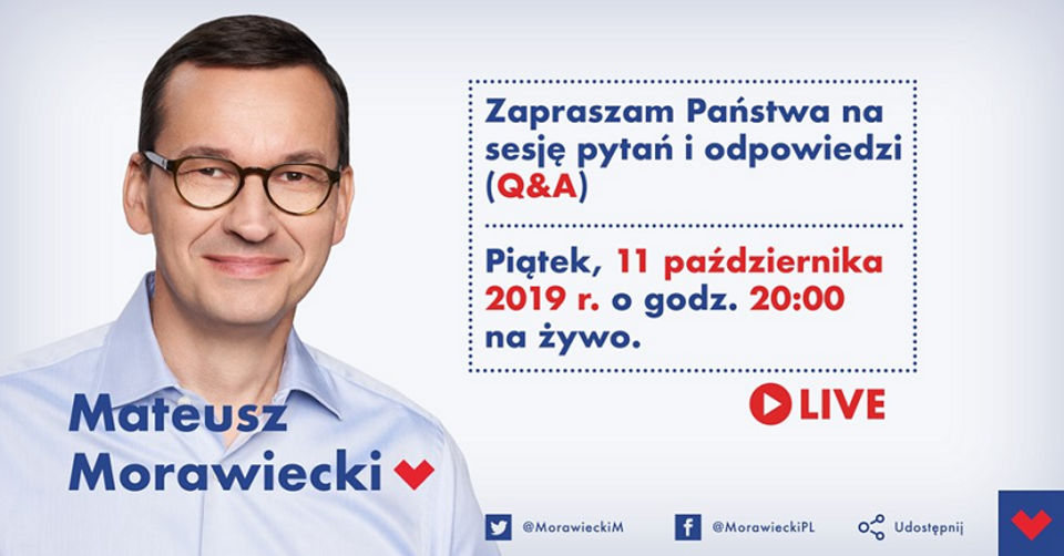 Facebook Mateusz Morawiecki / autor: Facebook Mateusz Morawiecki