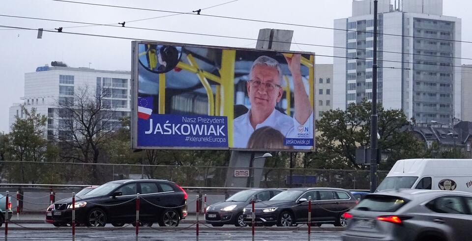 Jacek Jaśkowiak, plakat z kampanii wyborczej / autor: wPolityce.pl
