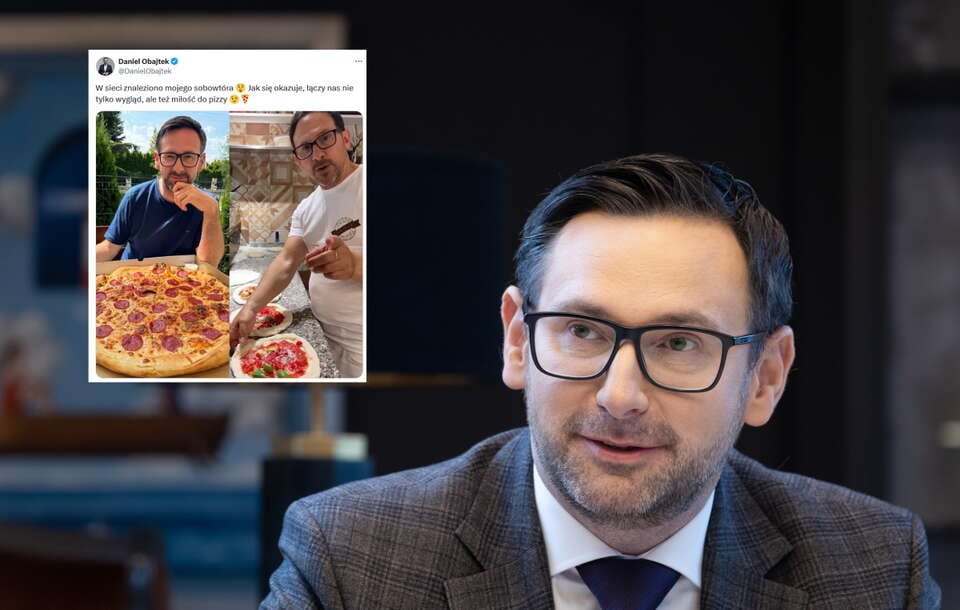Obajtek komentuje swojego sobowtóra: Łączy miłość do pizzy