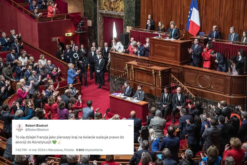 Francuski parlament opowiedział się za aborcją w konstytucji