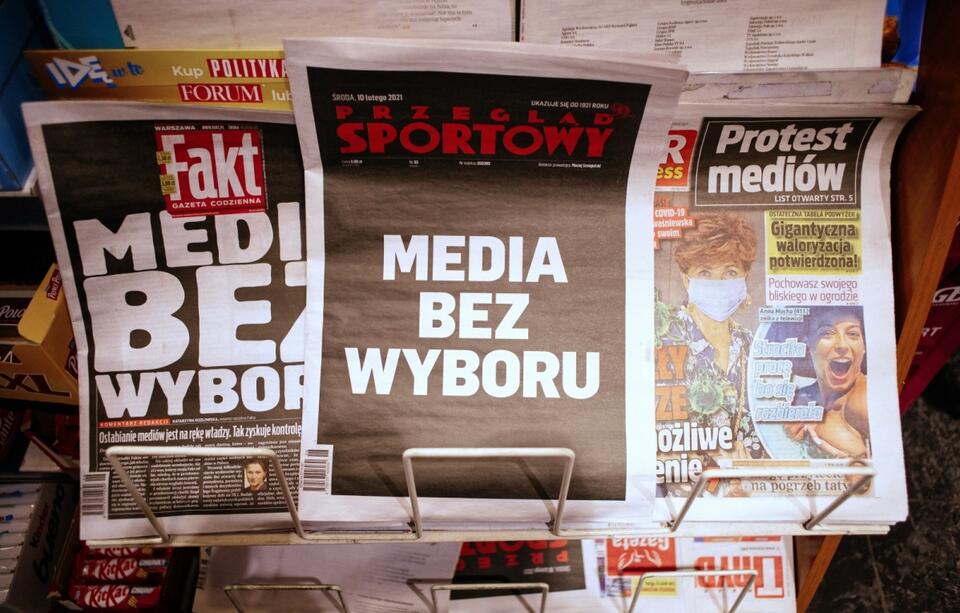 "Media bez wyboru" / autor: PAP/Albert Zawada