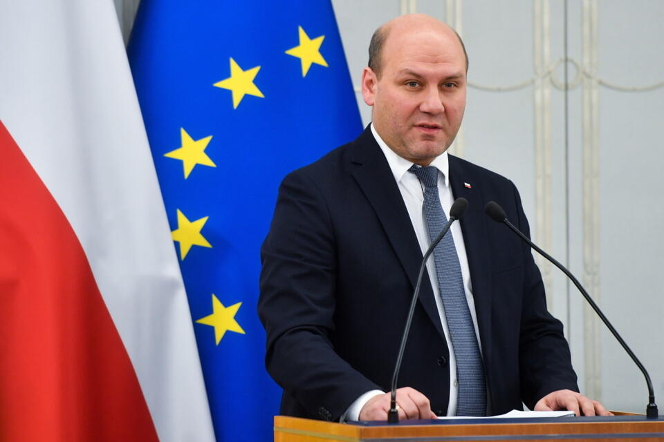 minister ds. europejskich Szymon Szynkowski vel Sęk / autor: PAP/Radek Pietruszka