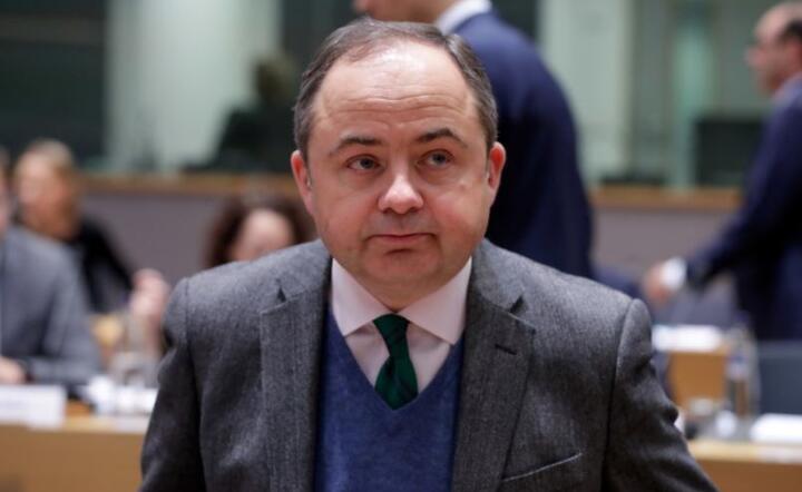 Konrad Szymański, minister ds. europejskich  / autor: PAP/EPA/STEPHANIE LECOCQ