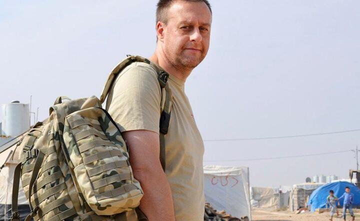 Komandor podporucznik Bartosz Rutkowski, założyciel Fundacji „Orla Straż” w Syrii / autor: wPolityce.pl