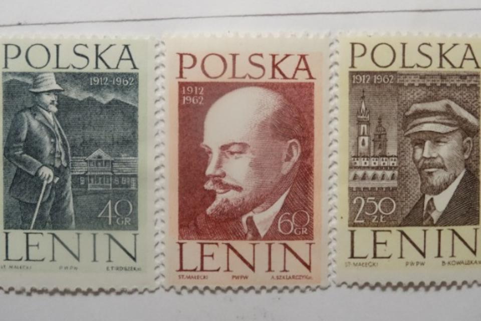 Lenin na znaczkach / autor: wpolityce.pl