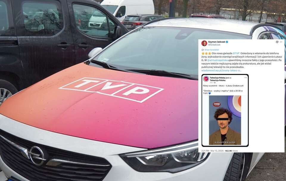 Samochód TVP w likwidacji, zdj. ilustracyjne / autor: Fratria/@SzJadczak