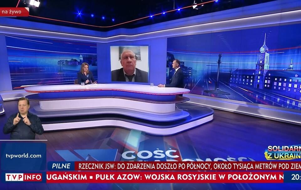 Program "Gość Wiadomości" / autor: screenshot TVP INFO