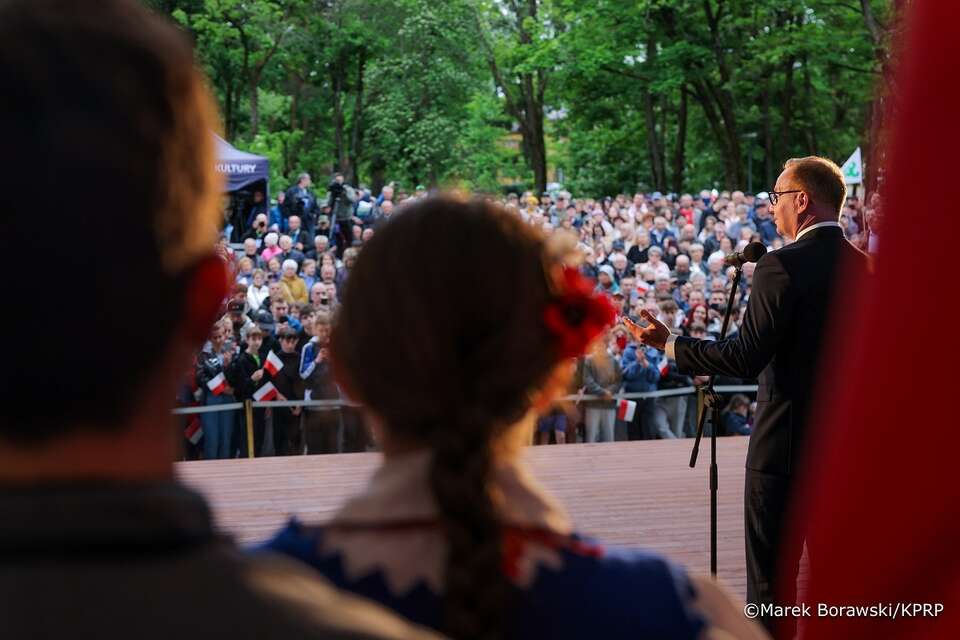 Prezydent Andrzej Duda z wizytą w Tomaszowie Lubelskim / autor: Marek Borawski/KPRP