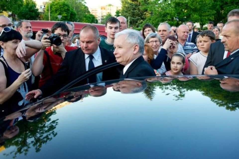 Jarosław Kaczyński w Śremie. Fot. pis.org.pl