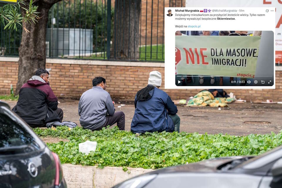 Nielegalni imigranci  / autor: Fratria/X-Michał Murgrabia, screen