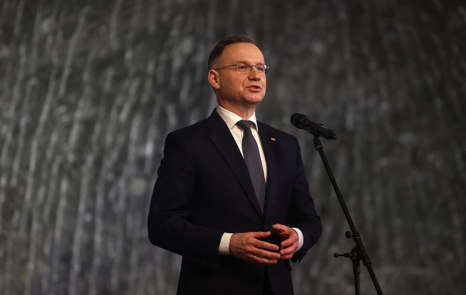 Prezydent Andrzej Duda / autor: PAP/Łukasz Gągulski