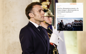 Emmanuel Macron / autor: PAP/EPA/La Croix