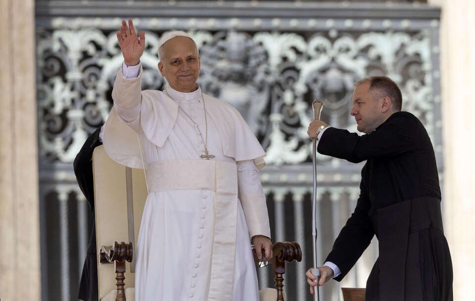 Ojciec Święty Leon XIV / autor: PAP/EPA/MASSIMO PERCOSSI