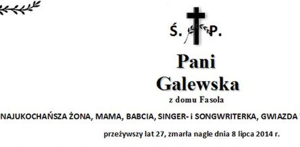 Fot. Facebook/Pani Galewska