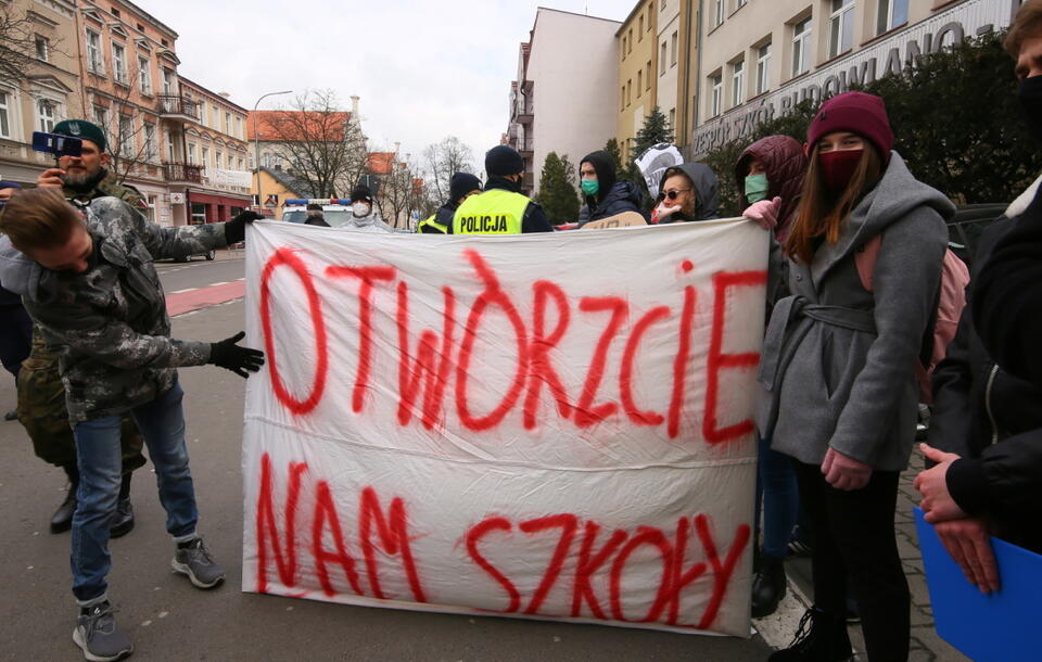 Protest / autor: PAP/Tomasz Wojtasik