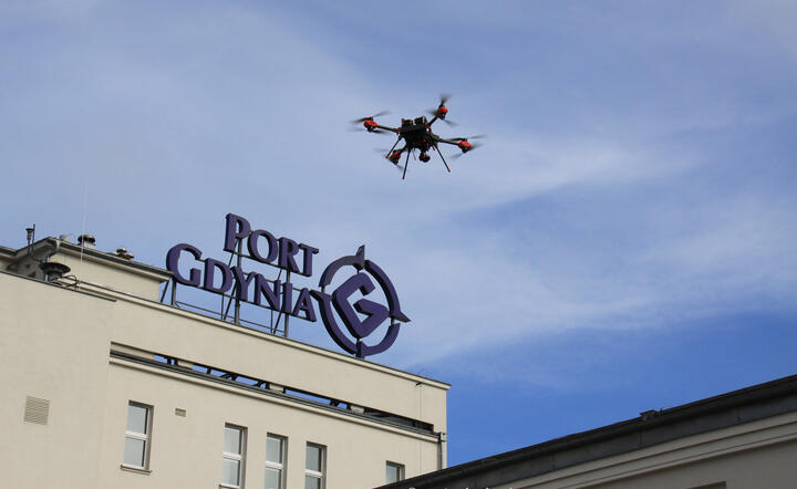Dron nad Portem Gdynia / autor: Materiały prasowe