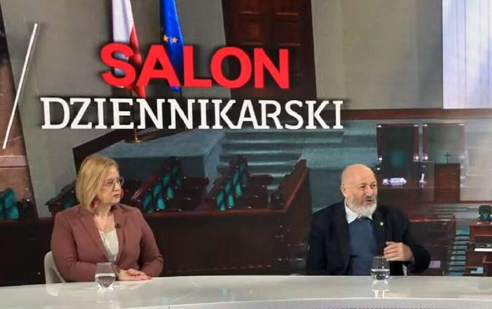 "Salon Dziennikarski" na antenie wPolsce24 / autor: YT: Telewizja wPolsce24