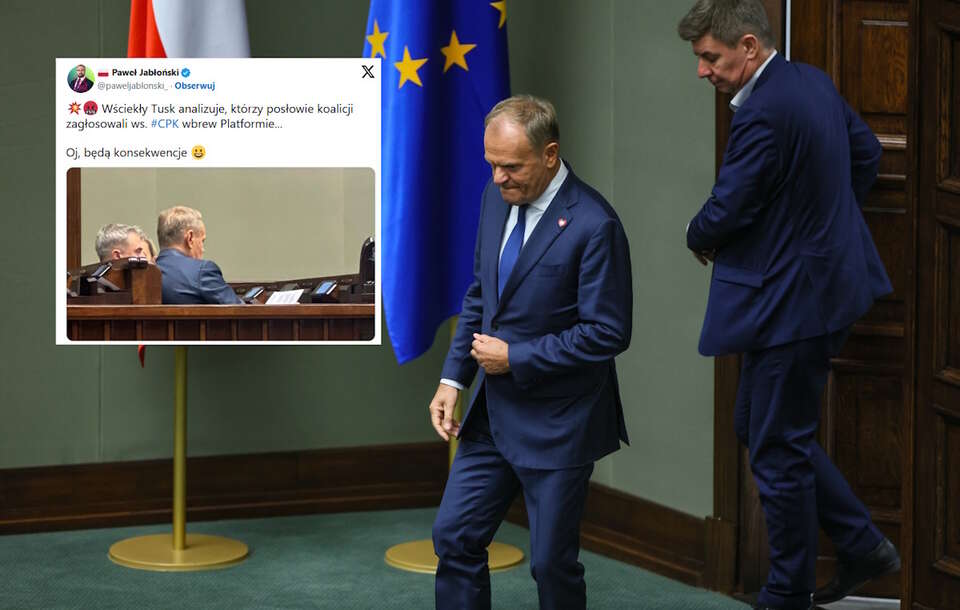 Donald Tusk w Sejmie / autor: PAP/Leszek Szymański/X