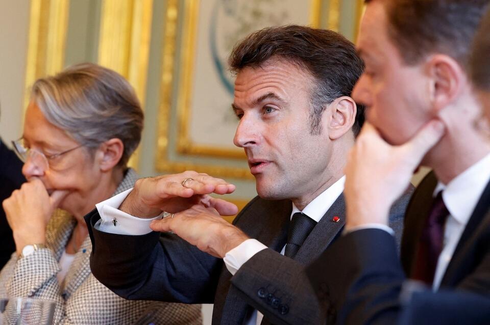 Emmanuel Macron  / autor: PAP/EPA