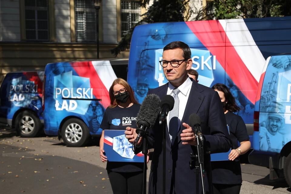 Premier Mateusz Morawiecki / autor: PAP/Wojciech Olkuśnik