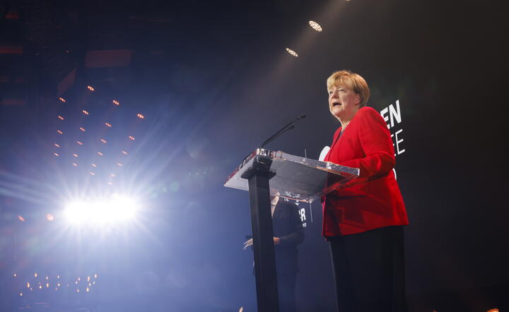 była kanclerz Niemiec Angela Merkel / autor: fotoserwis PAP